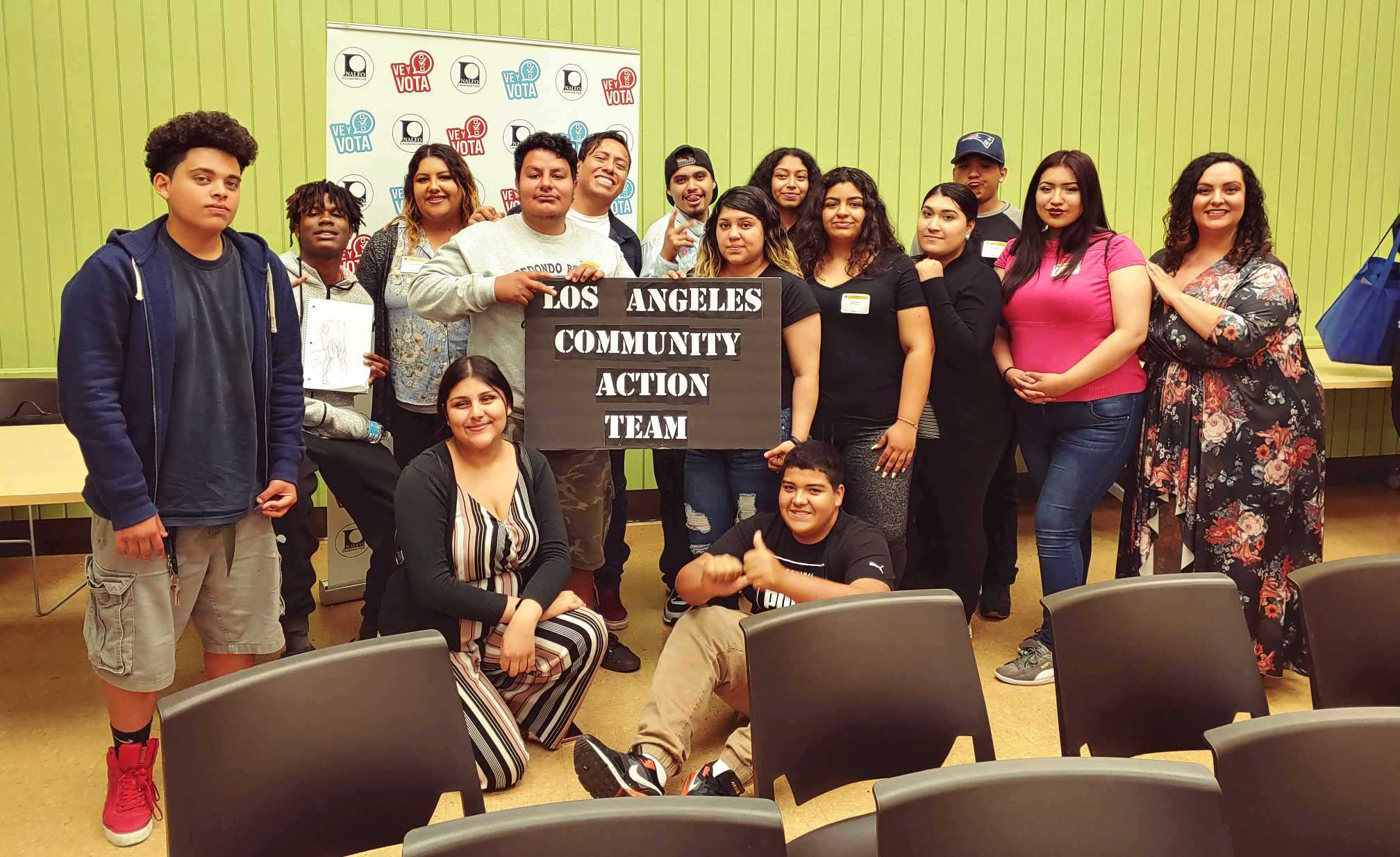 Group photo of the Los Angeles youth team