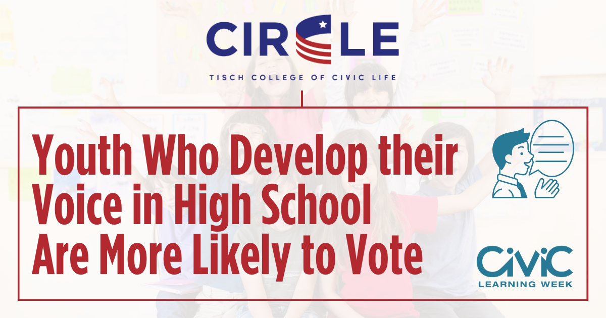 Youth Who Develop Their Voice In High School Are More Likely To Vote ...