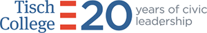 Tisch College 20th anniversary logo